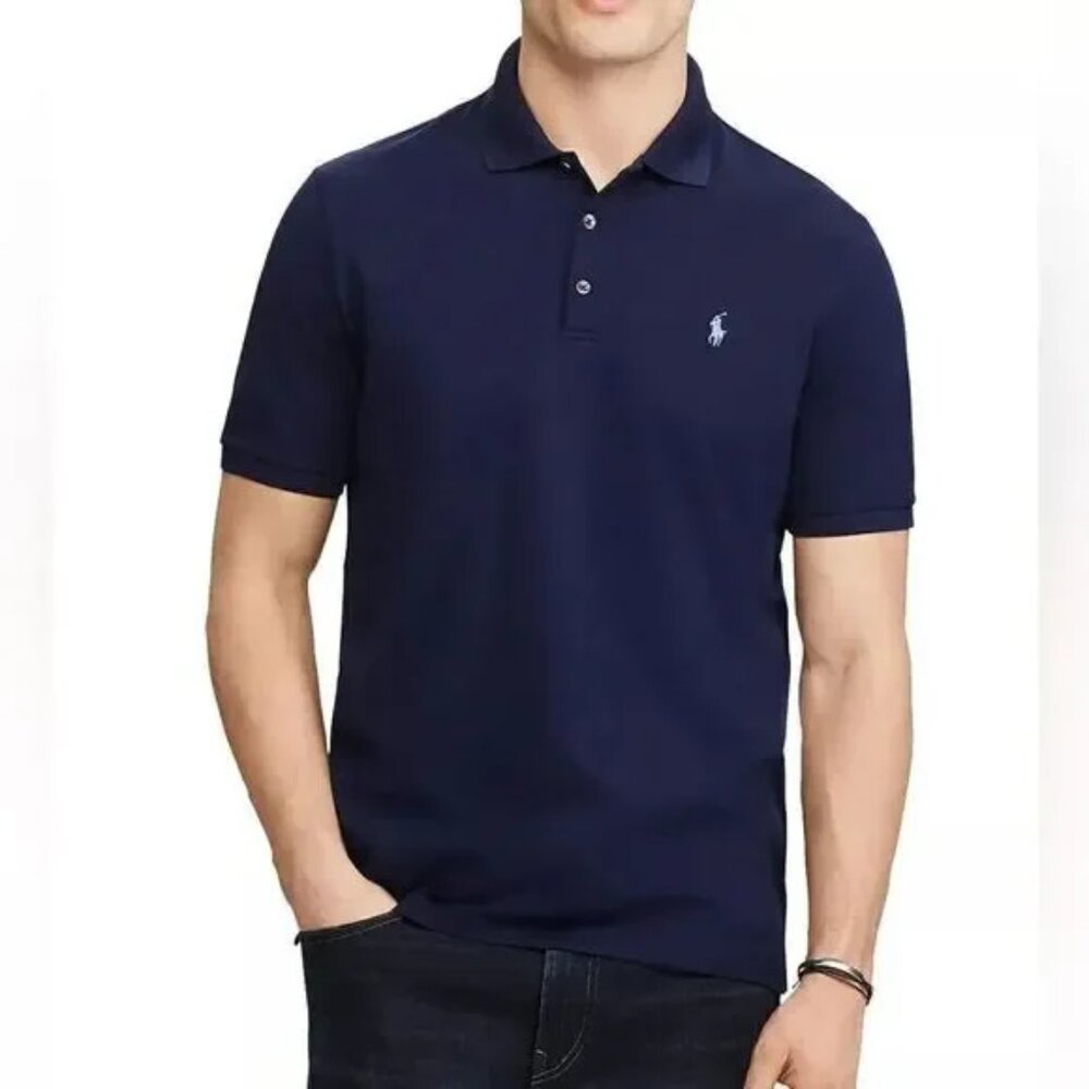 Polo Ralph Lauren Men's Navy Polo, Classic Fit (Size M)